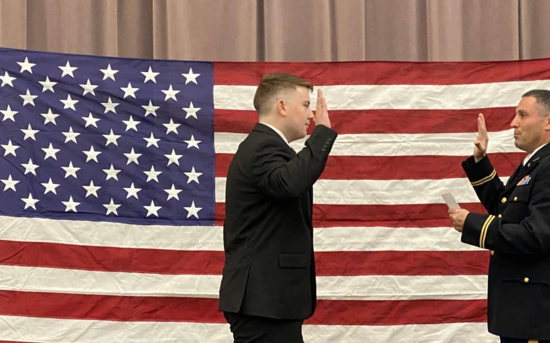 Nathan Frankart commissioned as Second Lieutenant for the US Air Force – Chaplain Candidate