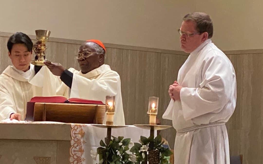 Welcome, Francis Cardinal Arinze!